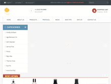 Tablet Screenshot of dermafaith.com